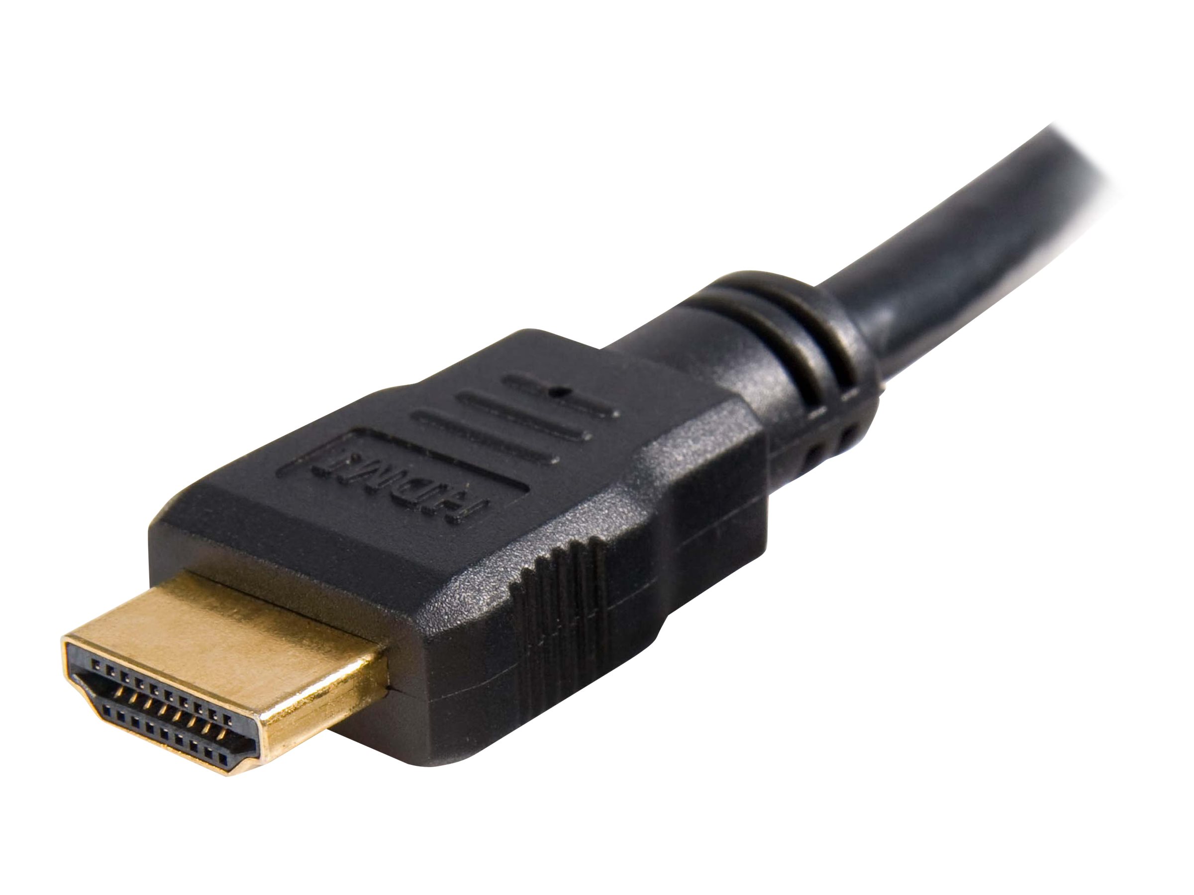 StarTech.com 2m 4K High Speed HDMI Cable - Gold Plated - UHD 4K x 2K - Premium HDMI Video Cable for Your TV, Monitor or Display (HDMM2M) HDMI-kabel 2m Sort