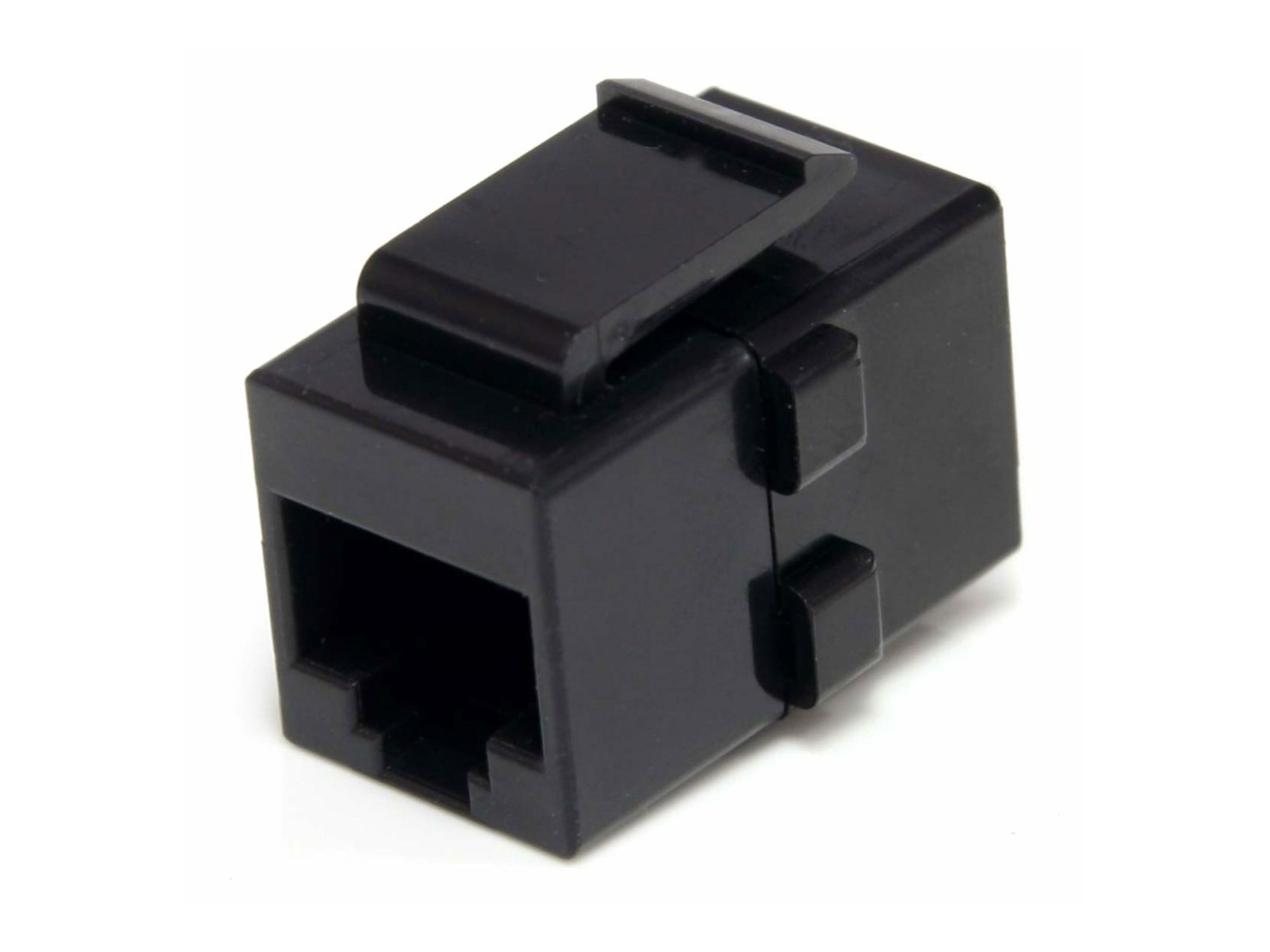 StarTech.com Cat 6 RJ45 Keystone Jack Network Coupler - F/F (C6KEYCOUPLER) CAT 6 Netværkskobling Sort