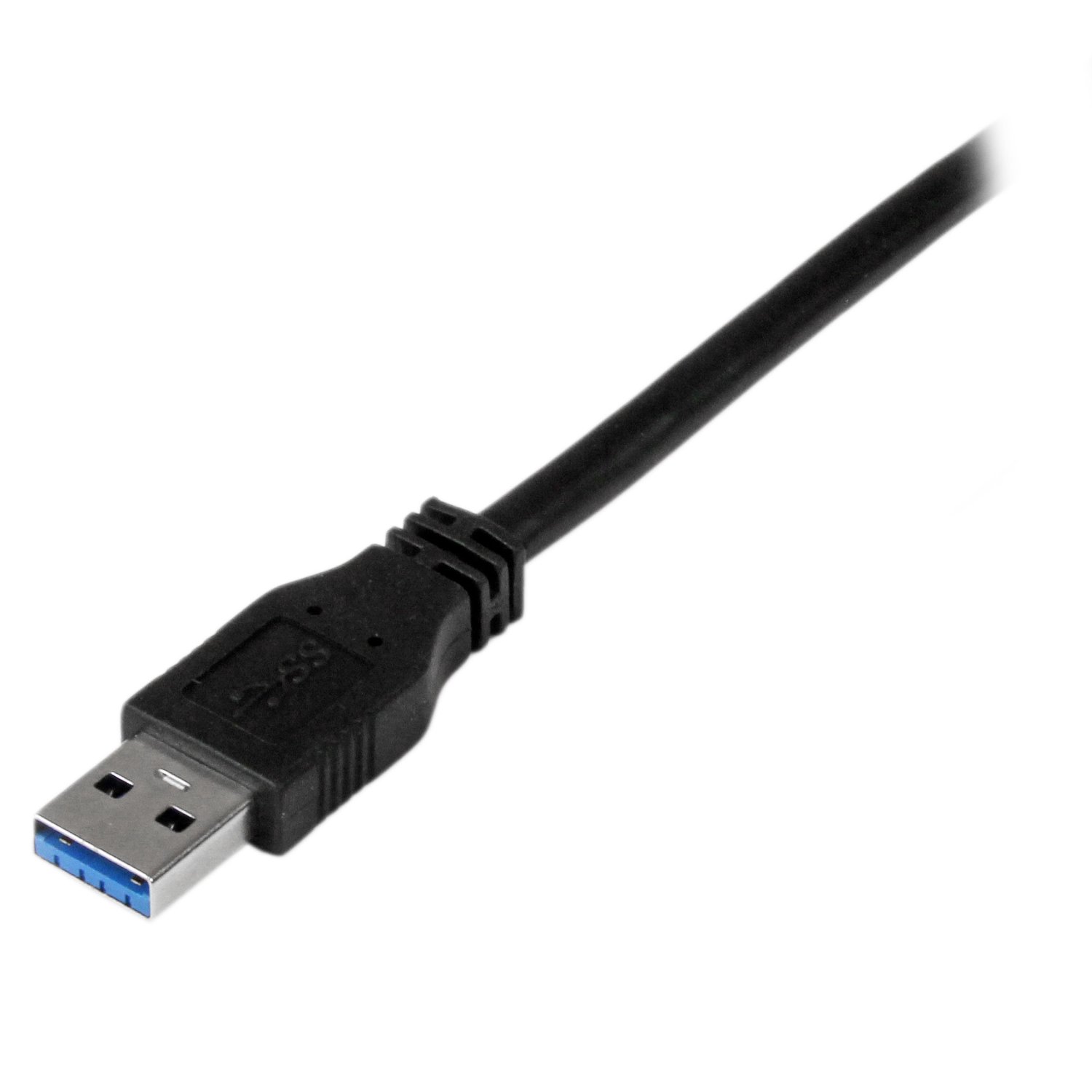 StarTech.com 2m 6 ft Certified SuperSpeed USB 3.0 A to B Cable Cord - USB 3 Cable - 1x USB 3.0 A (M), 1x USB 3.0 B (M) - 2 meter, Black (USB3CAB2M) USB-kabel 2m Sort