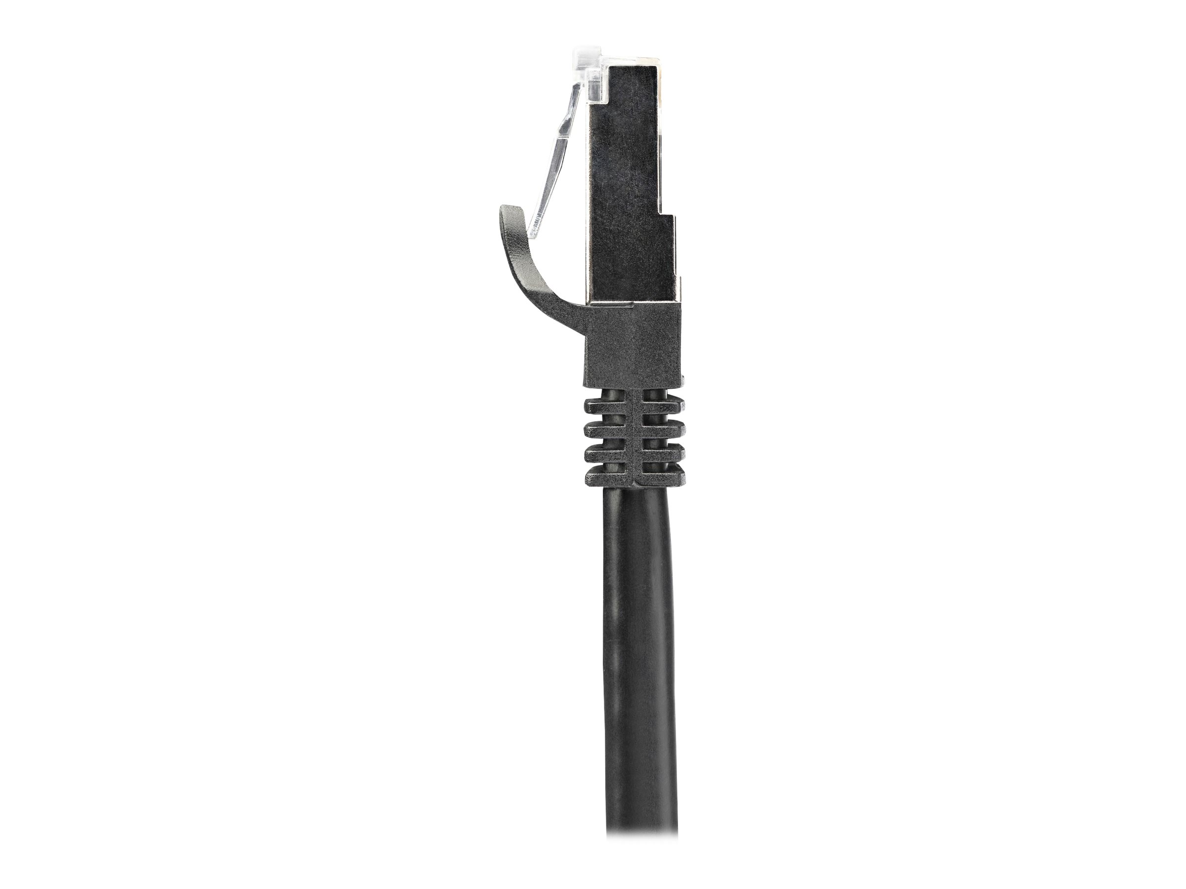 StarTech.com 1m Black Cat6 / Cat 6 Shielded (SFTP) Patch Cable 1 m CAT 6 Kabel med afskærmning med folie og kobberfletning (SFTP 1m Patchkabel Sort