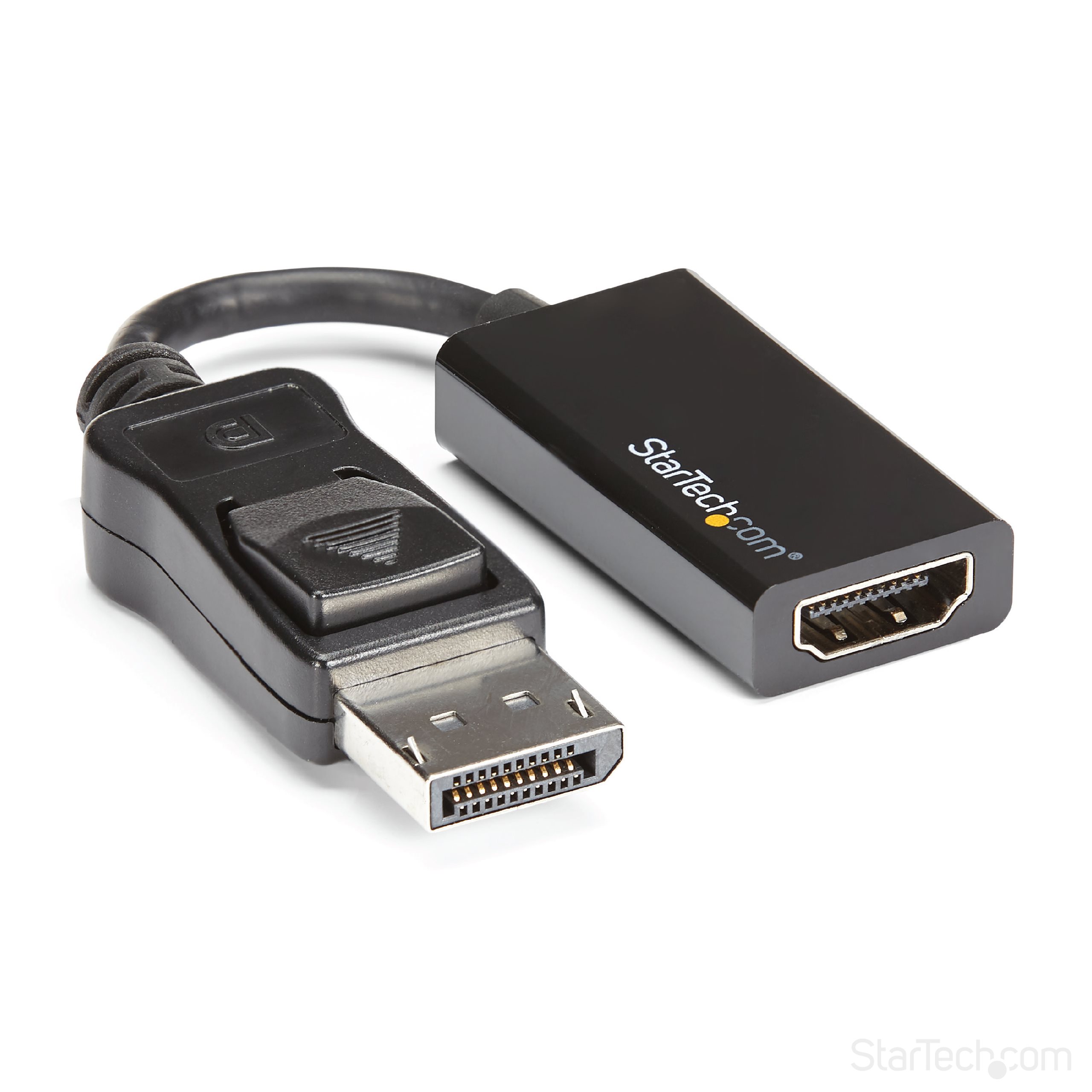 StarTech.com DisplayPort to HDMI Adapter - 4K 60Hz - Video Converter for Your DP Computer and HDMI TV or Computer Monitor (DP2HD4K60S) Video transformer