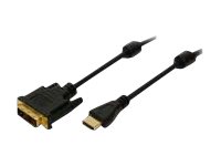 LogiLink Videoadapterkabel 3m Sort
