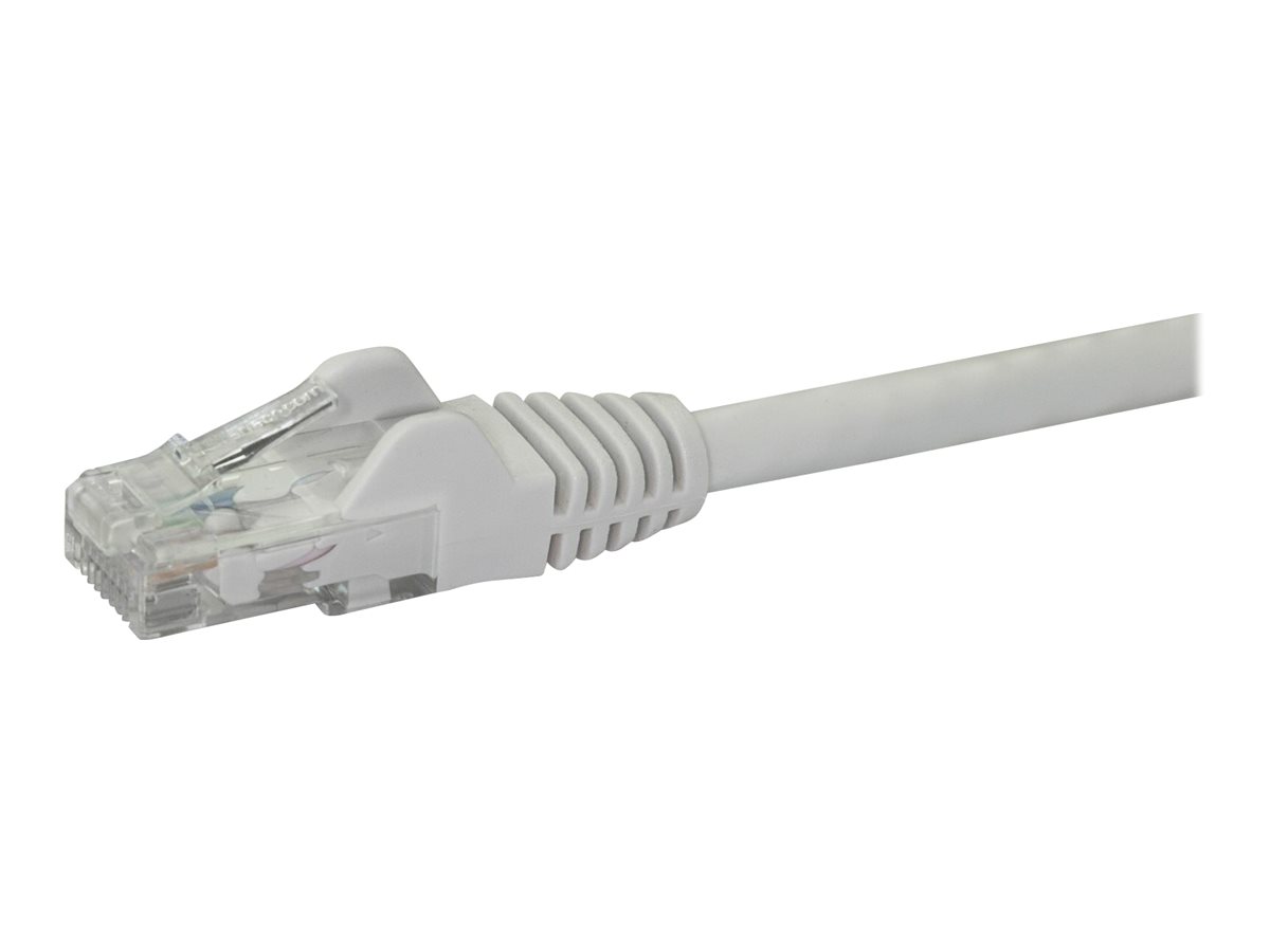StarTech.com 7m CAT6 Cable - White Snagless CAT 6 Wire - 100W RJ45 UTP 650MHz Category 6 Network Patch Cord UL/TIA (N6PATC7MWH) CAT 6 Ikke afskærmet parsnoet (UTP) 7m Patchkabel Hvid