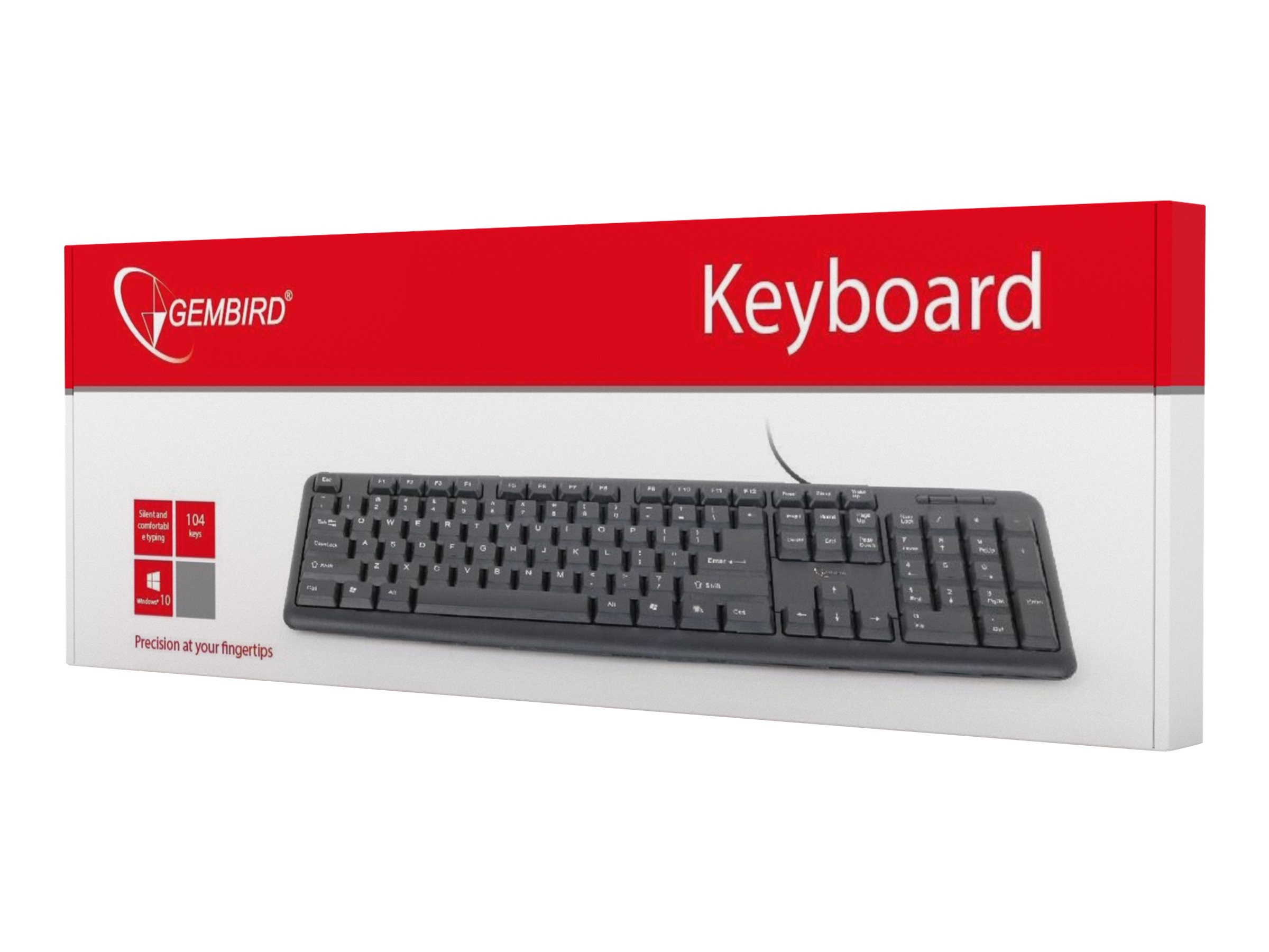 Gembird KB-U-103 Tastatur Kablet USA