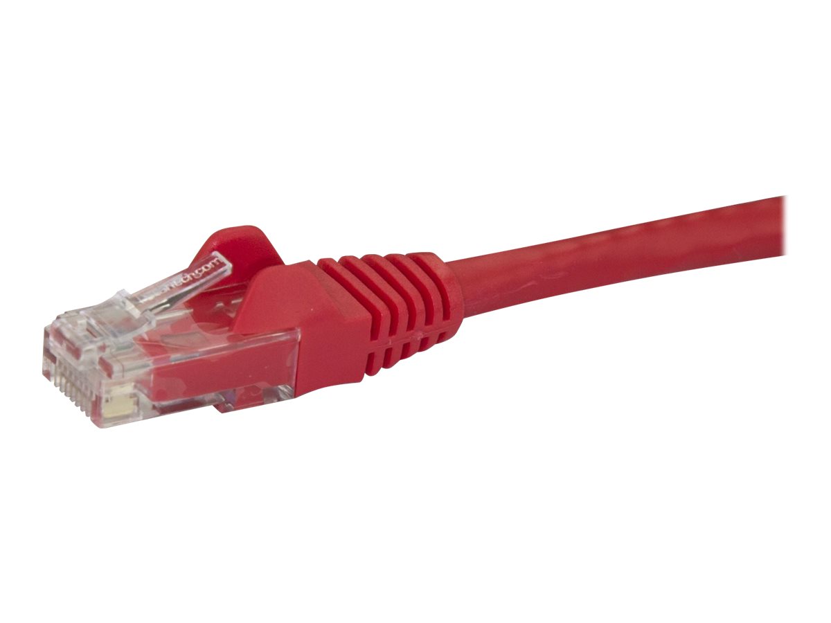 StarTech.com 7m CAT6 Cable - Red Snagless CAT 6 Wire - 100W RJ45 UTP 650MHz Category 6 Network Patch Cord UL/TIA (N6PATC7MRD) CAT 6 Ikke afskærmet parsnoet (UTP) 7m Patchkabel Rød