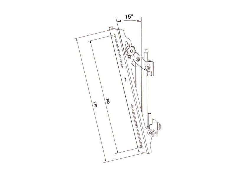 Multibrackets M Pro Vesa 200mm Komponenter til montering
