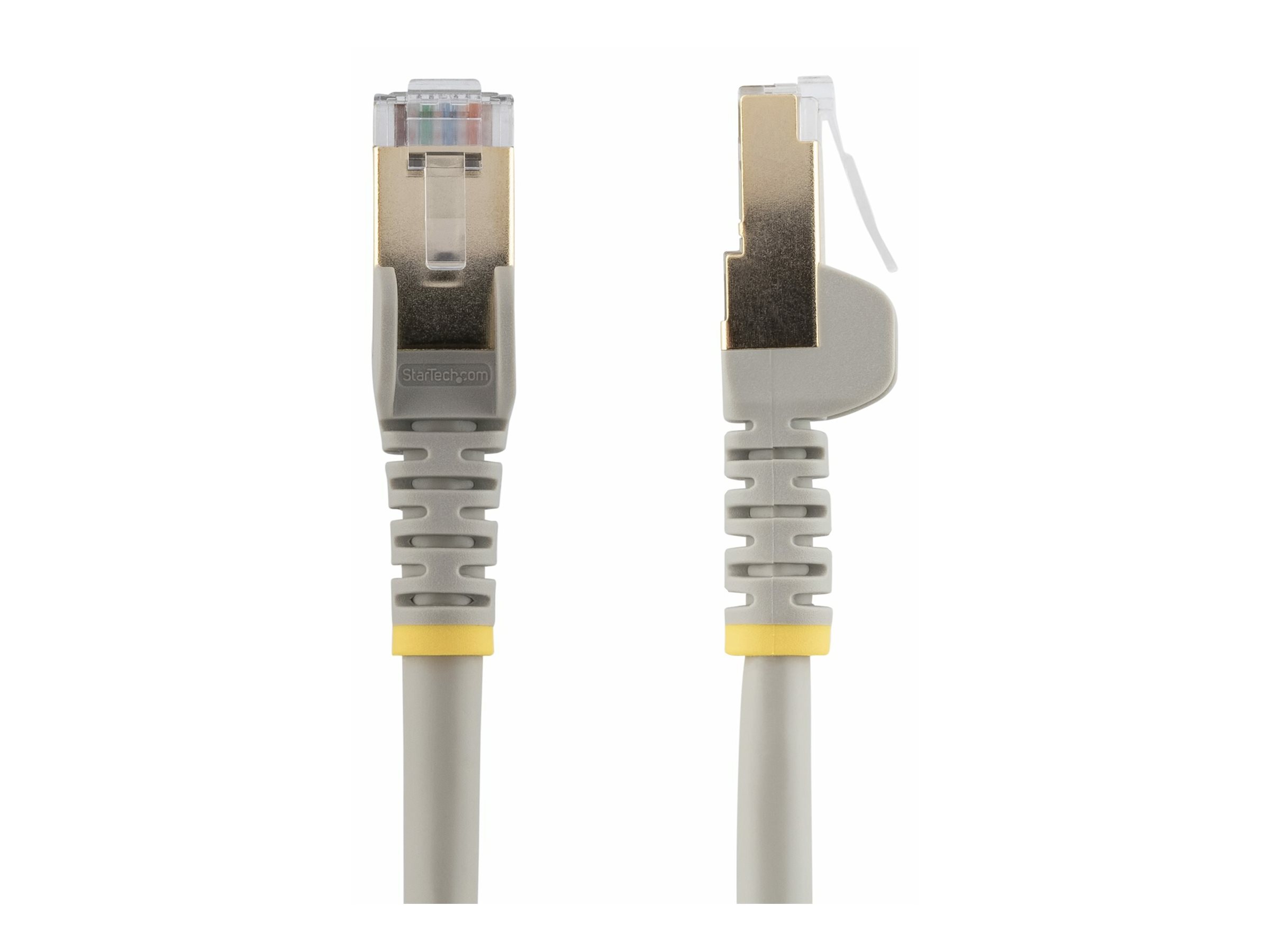StarTech.com 3m CAT6A Ethernet Cable, 10 Gigabit Shielded Snagless RJ45 100W PoE Patch Cord, CAT 6A 10GbE STP Network Cable w/Strain Relief, Grey, Fluke Tested/UL Certified Wiring/TIA - Category 6A - 26AWG (6ASPAT3MGR) CAT 6a Afskærmet parsnoet (STP) 3m P