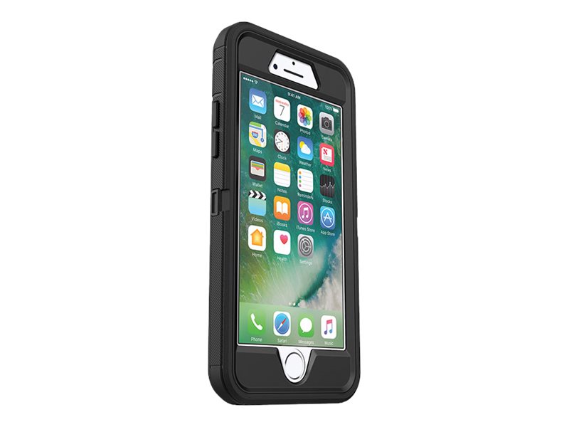 OtterBox Defender Series Apple iPhone 8 & iPhone 7 Beskyttelsescover Sort Apple iPhone 7, 8, SE (2. generation), SE (3rd generation)