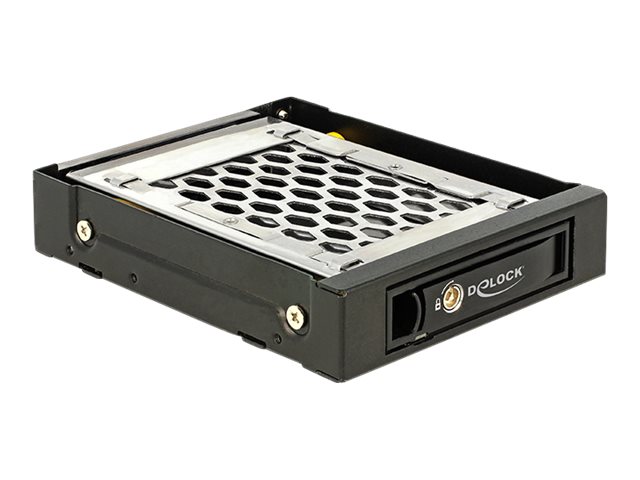 DeLOCK Lagrings mobil rack 2.5 Sort