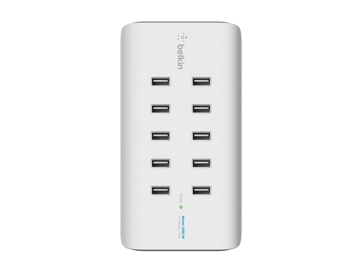 Belkin Opladningsstation 120Watt 10 x 4 pin USB Type A