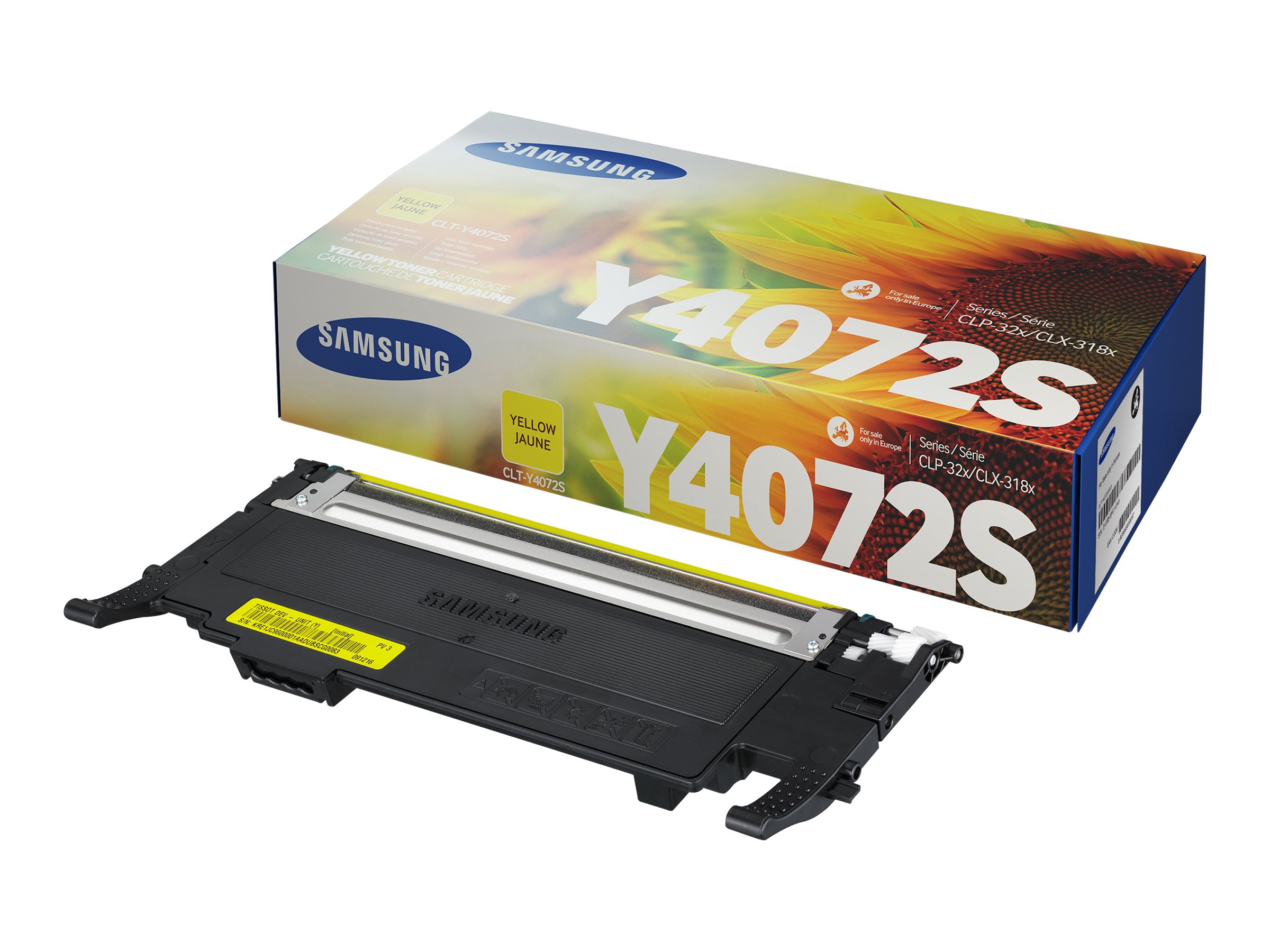 Samsung CLT-Y4072S Gul 1000 sider Toner SU472A