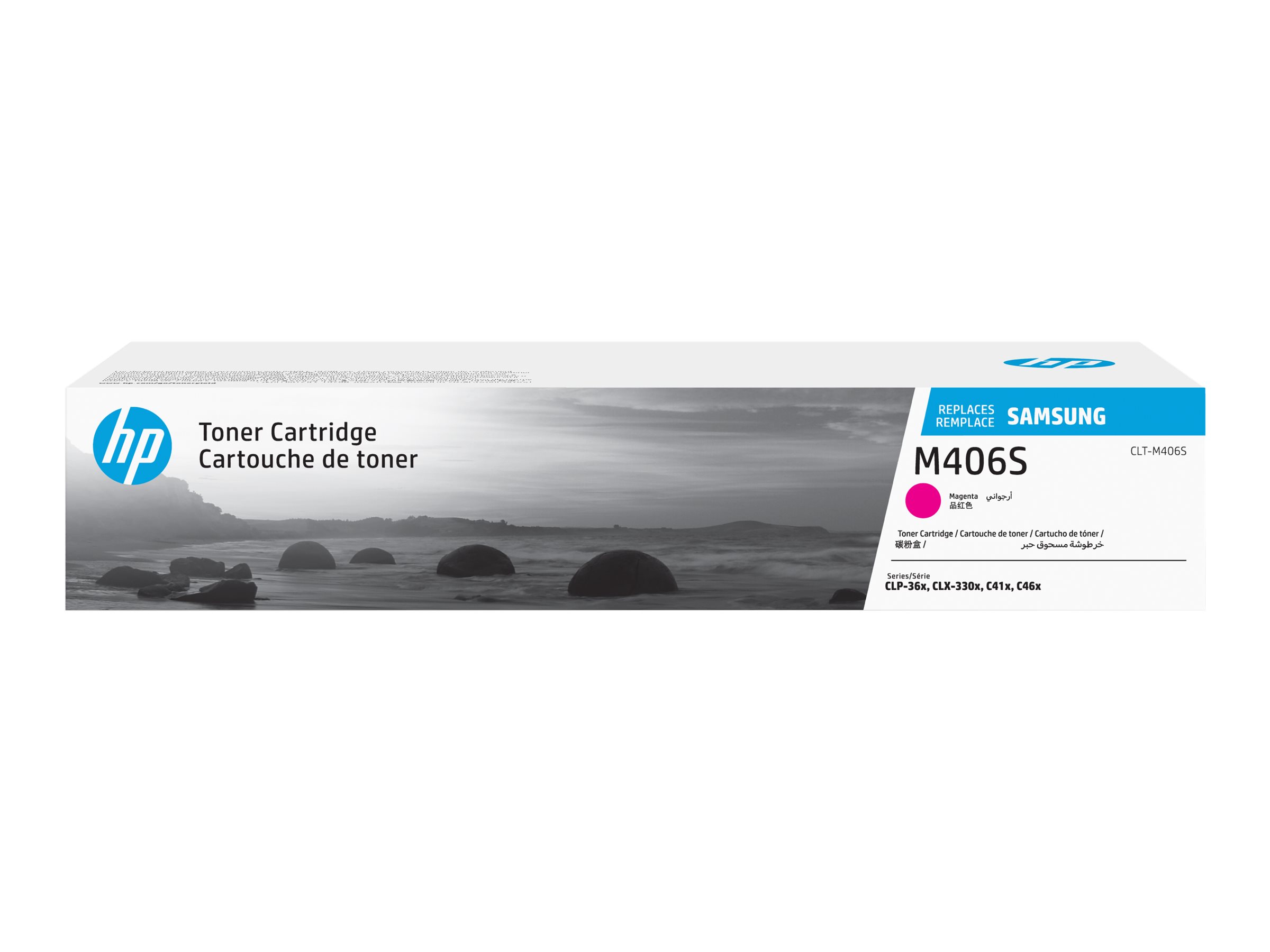 Samsung CLT-M406S Magenta 1000 sider Toner SU252A