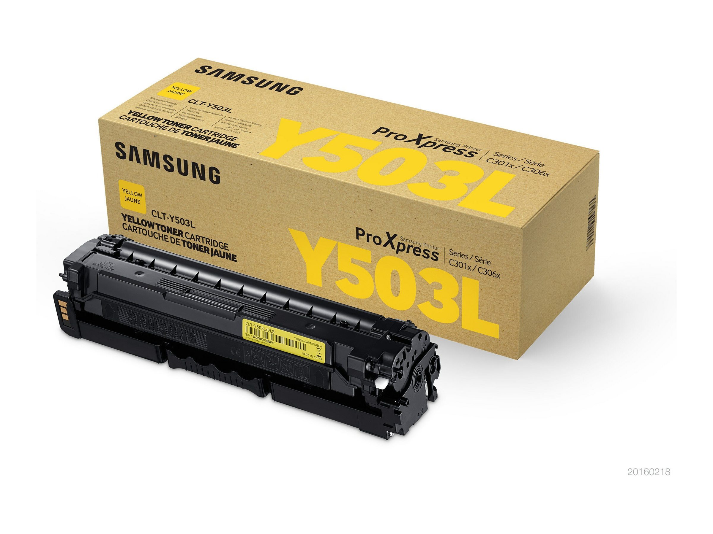 Samsung CLT-Y503L Gul 5000 sider Toner SU491A