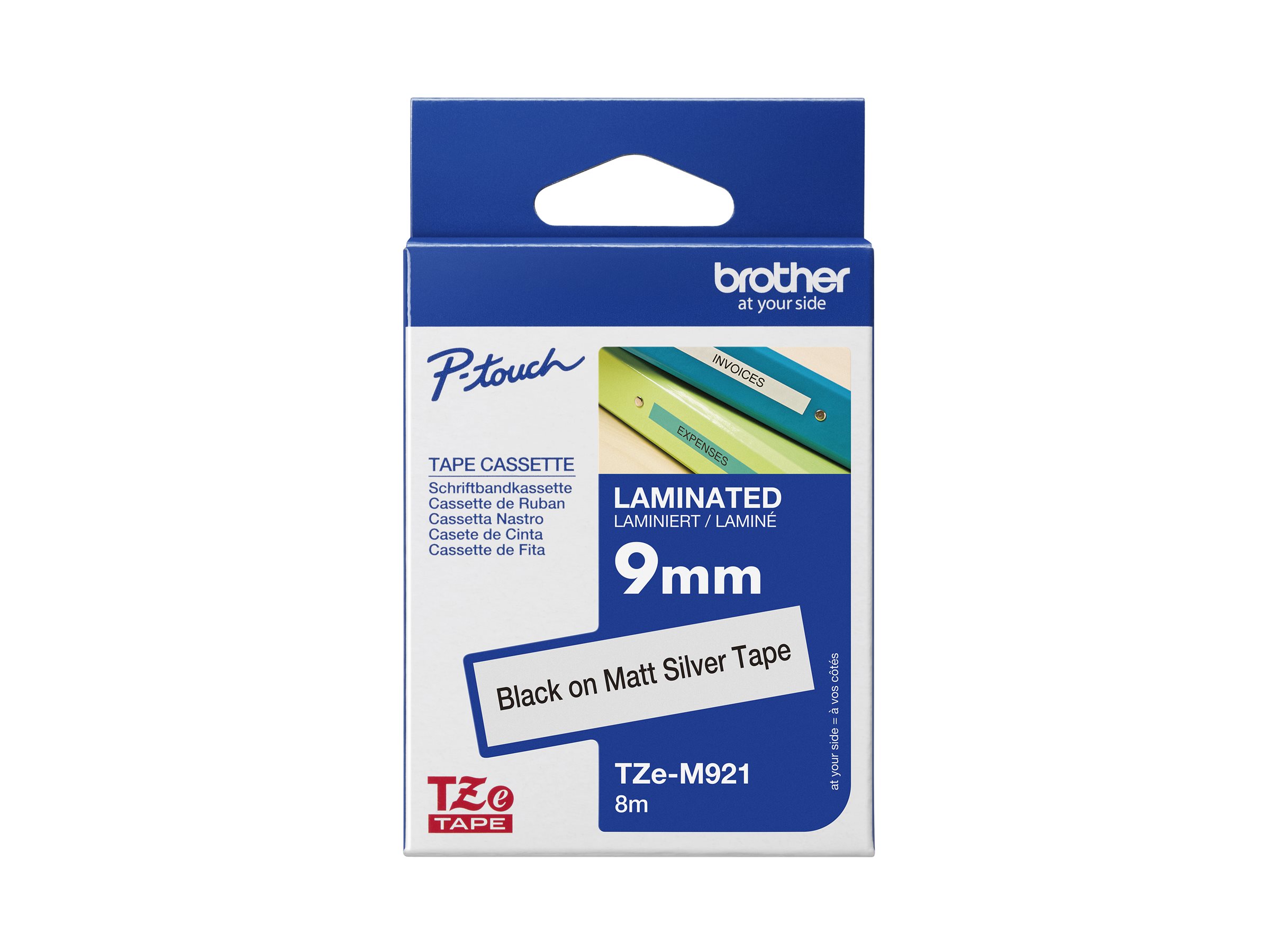 Brother TZe M921 Lamineret bånd (0,9 cm x 8 m) 1kassette(r)