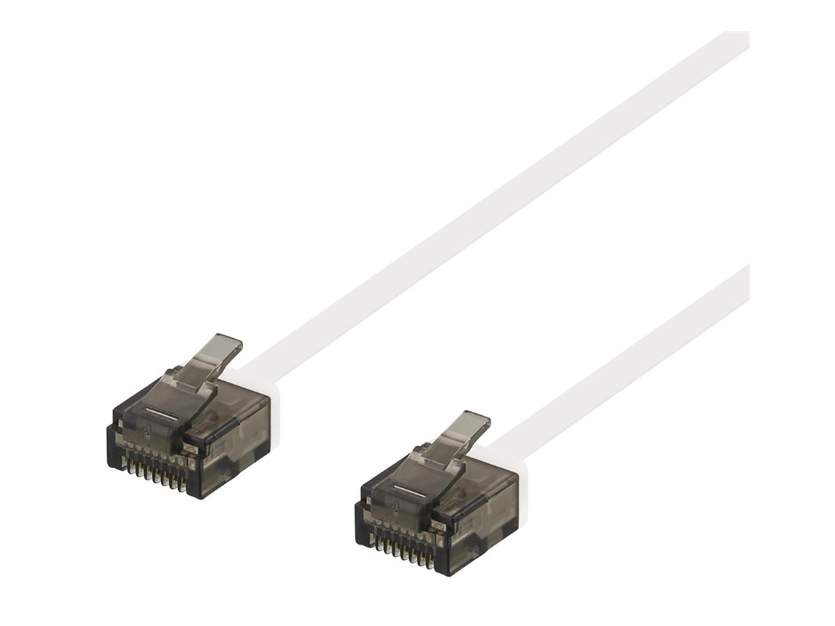DELTACO CAT 6a Ikke afskærmet parsnoet (UTP) 15cm Patchkabel Hvid