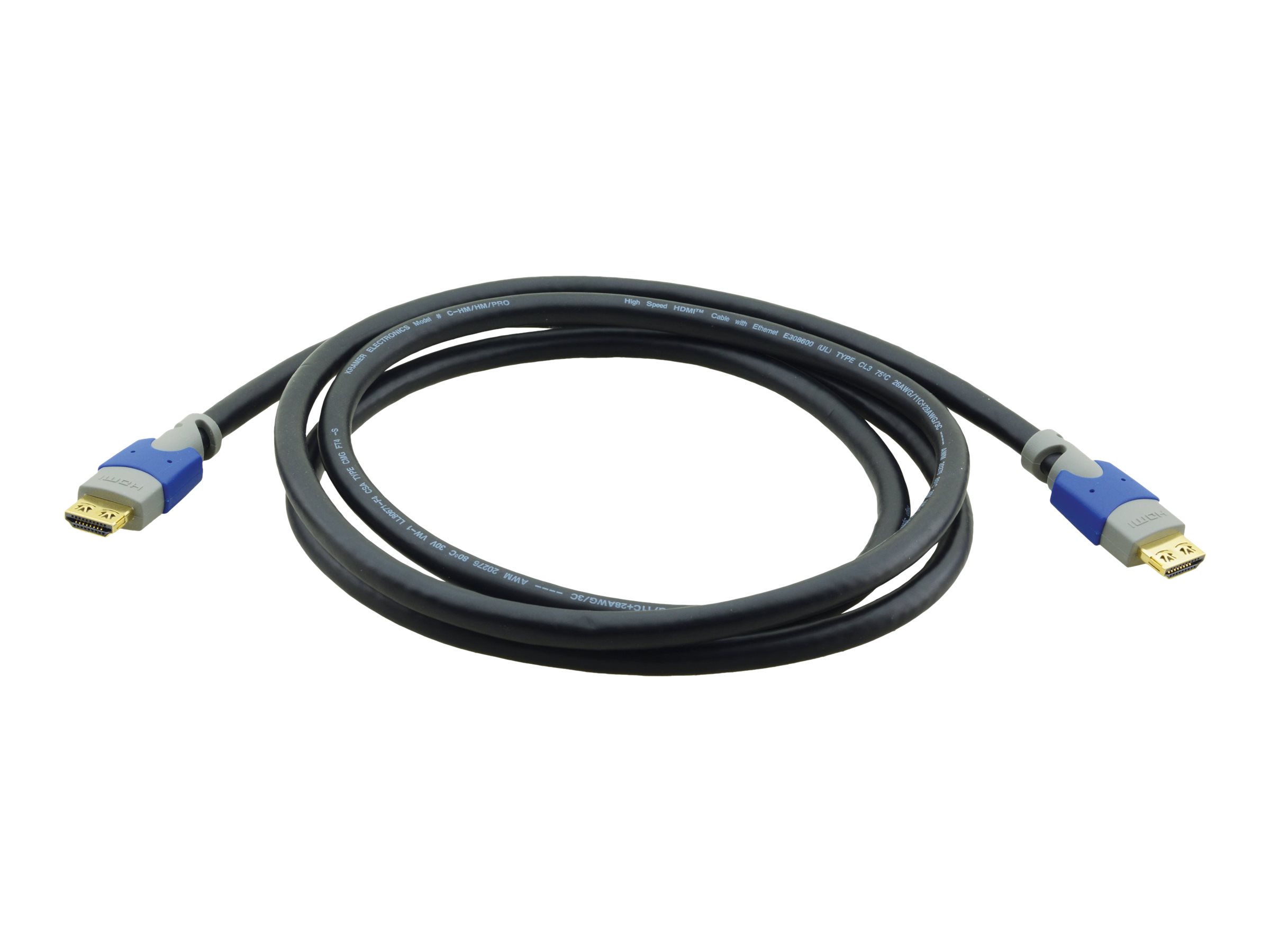 Kramer C-HM/HM/PRO | PREMIUM | HDMI - HDMI | Max 3840x2160 60Hz 4:4:4 | Sort | 1,8m