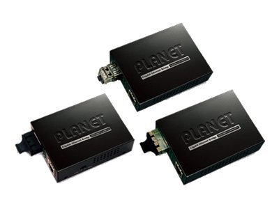 PLANET Fibermedieomformer Ethernet Fast Ethernet Gigabit Ethernet Ekstern
