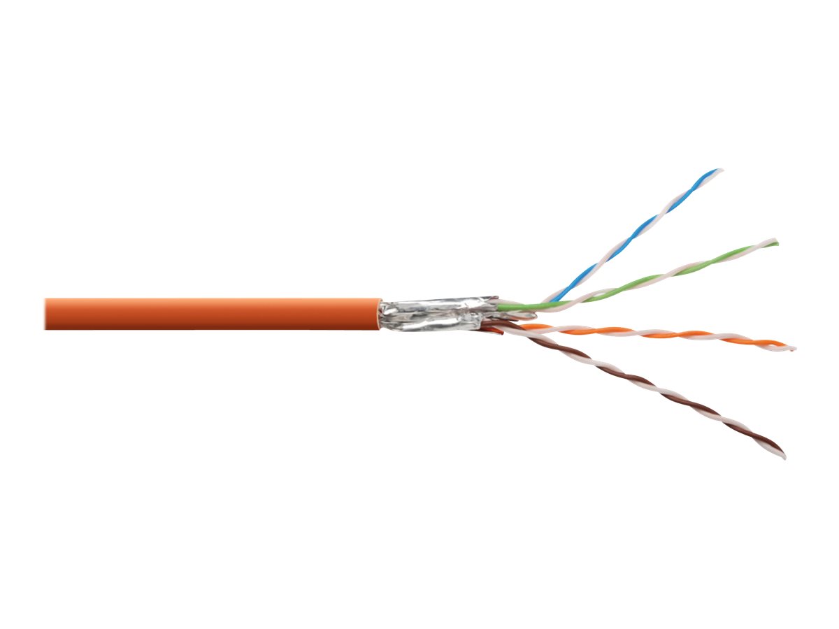 DIGITUS CAT 7 SFTP, PiMF 500m Bulkkabel Orange RAL 2000