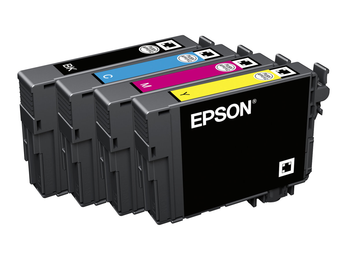 Epson 502XL Multipack Sort Gul Cyan Magenta Blæk C13T02W64010