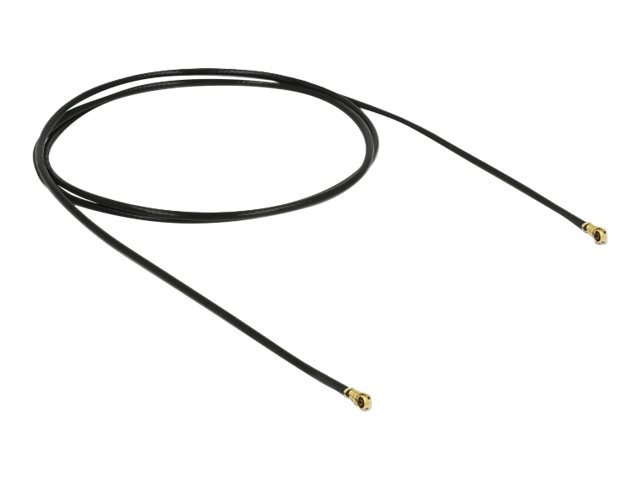 DeLOCK Antennekabel Koaksial 50cm Sort Sort