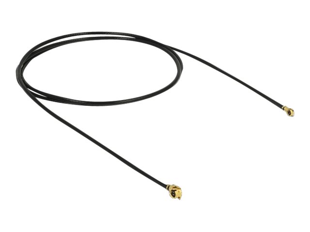 DeLOCK Antennekabel Koaksial 50cm Sort Sort
