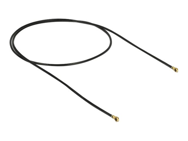DeLOCK Antennekabel Koaksial 40cm Sort Sort