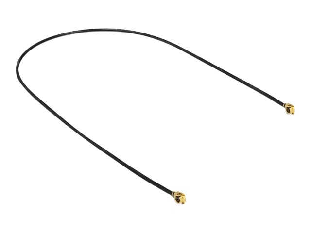DeLOCK Antennekabel Koaksial 30cm Sort Sort