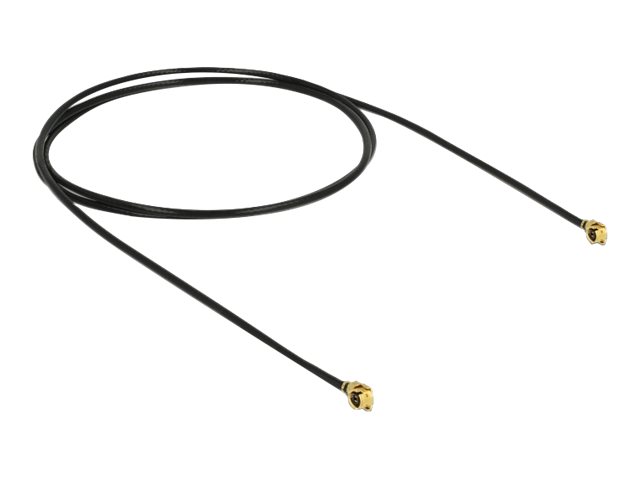 DeLOCK Antennekabel Koaksial 50cm Sort Sort