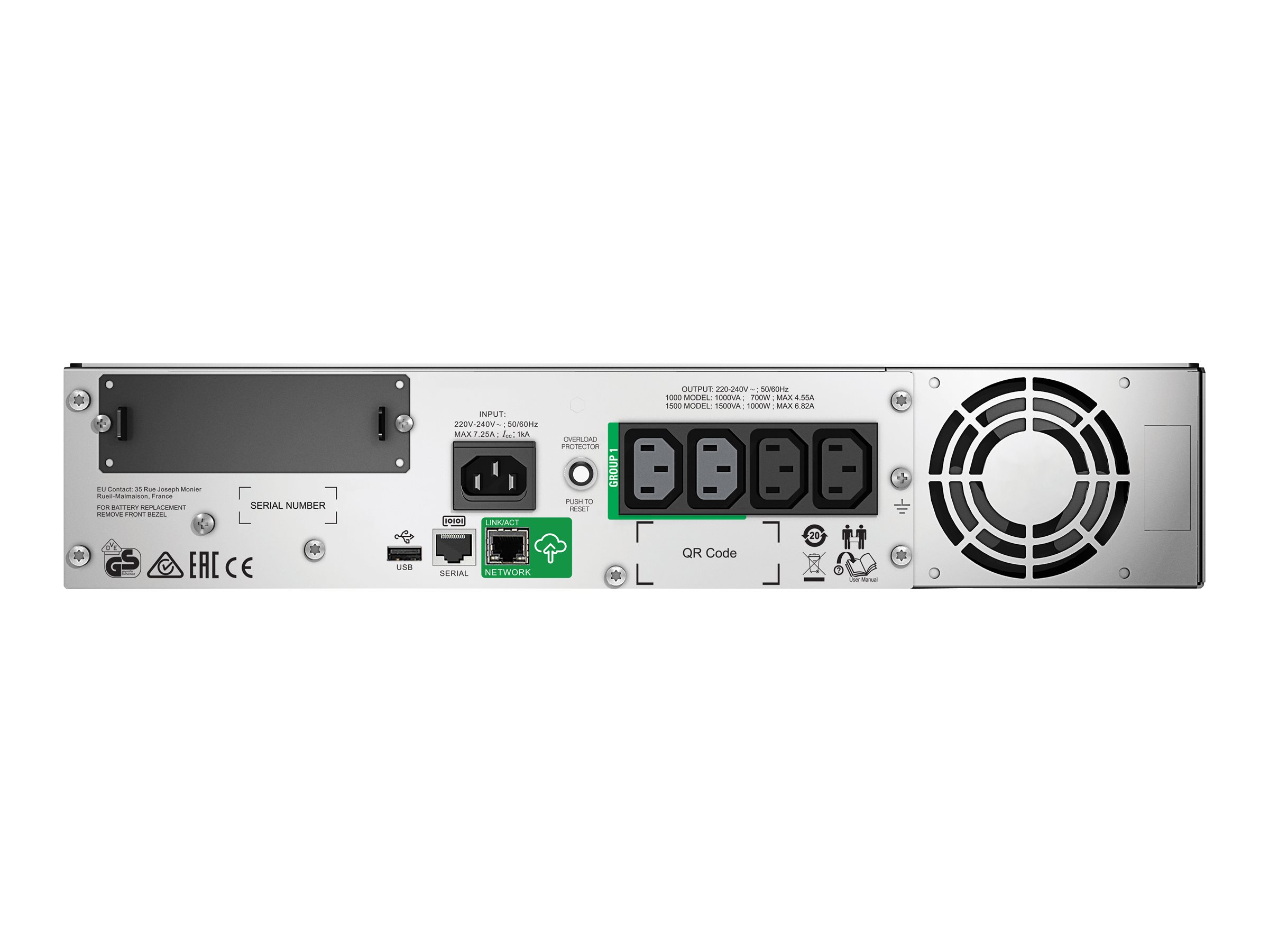 APC Smart-UPS 1500VA LCD RM UPS