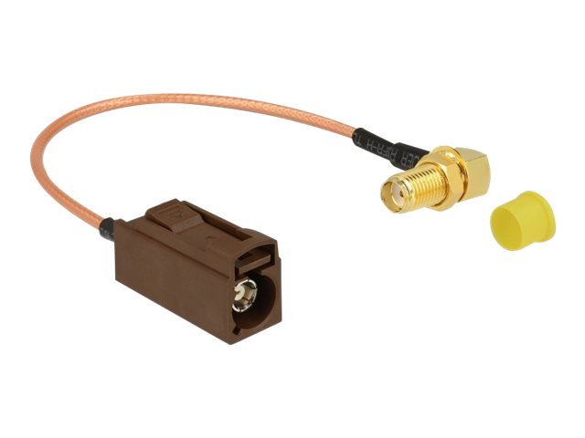 DeLOCK Antennekabel Koaksial 20cm Guld