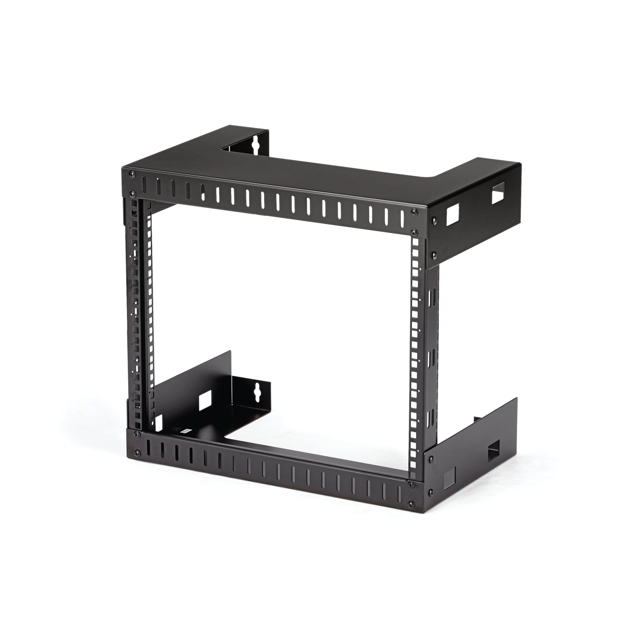 StarTech.com 8U 19 Wall Mount Network Rack - 12 Deep Open Frame for Server Room AV/Data/Patch Panel/IT/Computer Equipment w/Cage Nuts Rack Sort