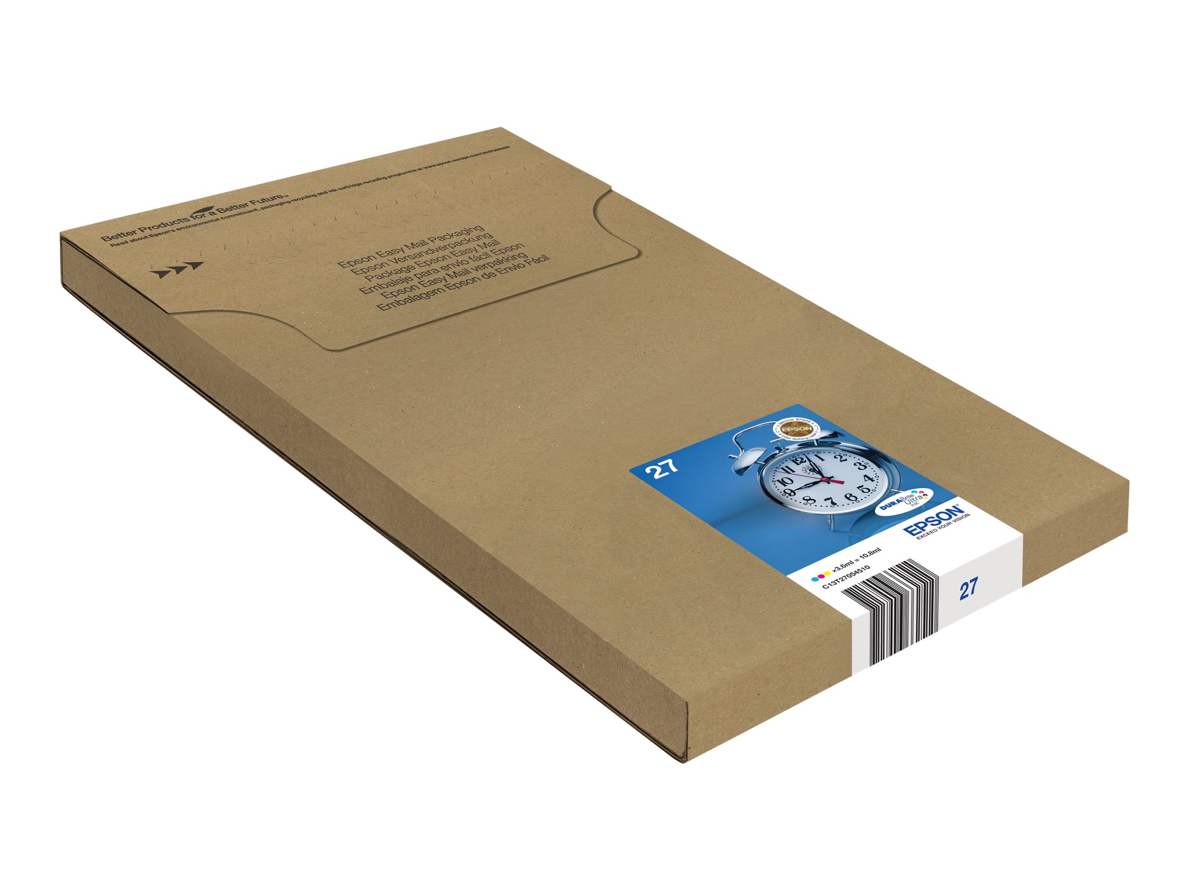 Epson Multipack 27 Mail Gul Cyan Magenta Blæk C13T27054510