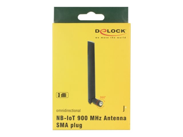 DeLOCK NB-IoT 900 MHz Antenna Antenne 13.5m Sort