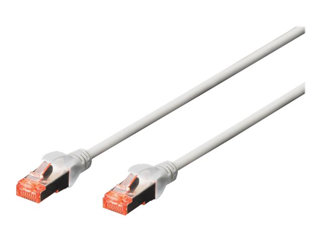 CAT 6 S-FTP patch cord - Cu - LSZH AWG 27/7 - length 0.25 m - Grey