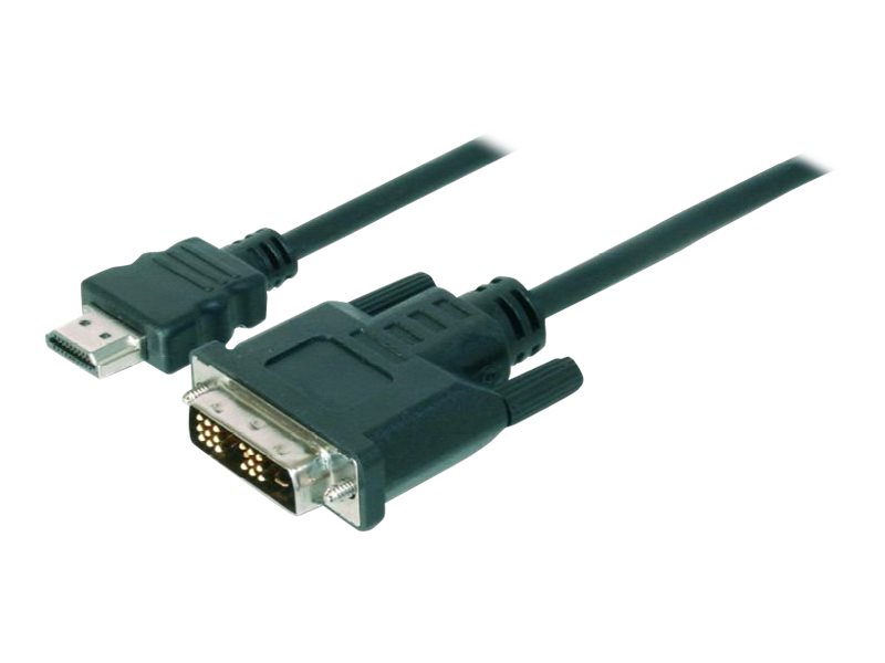ASSMANN Videoadapterkabel 3m Sort
