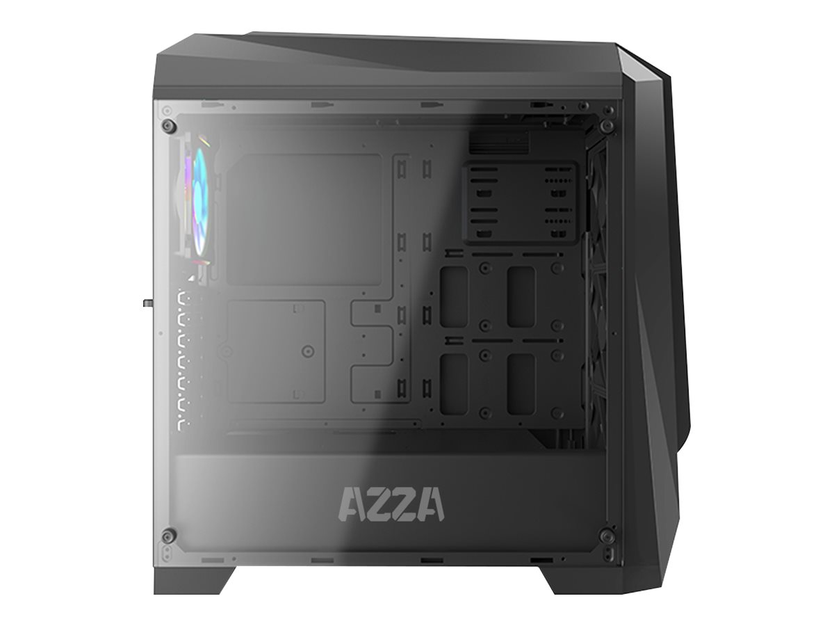 AZZA Chroma 410A Tårn ATX Ingen strømforsyning Sort