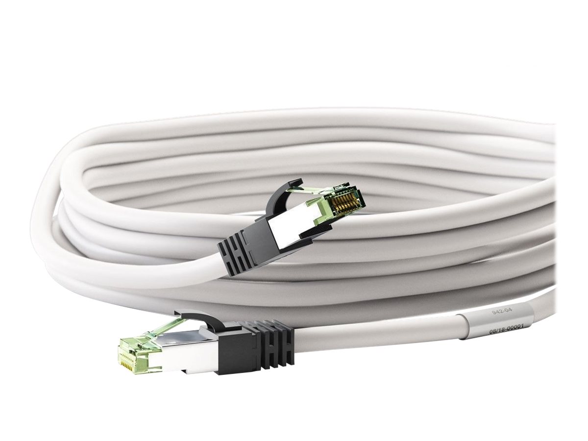 Goobay CAT 8.1 S/FTP CU 10m White