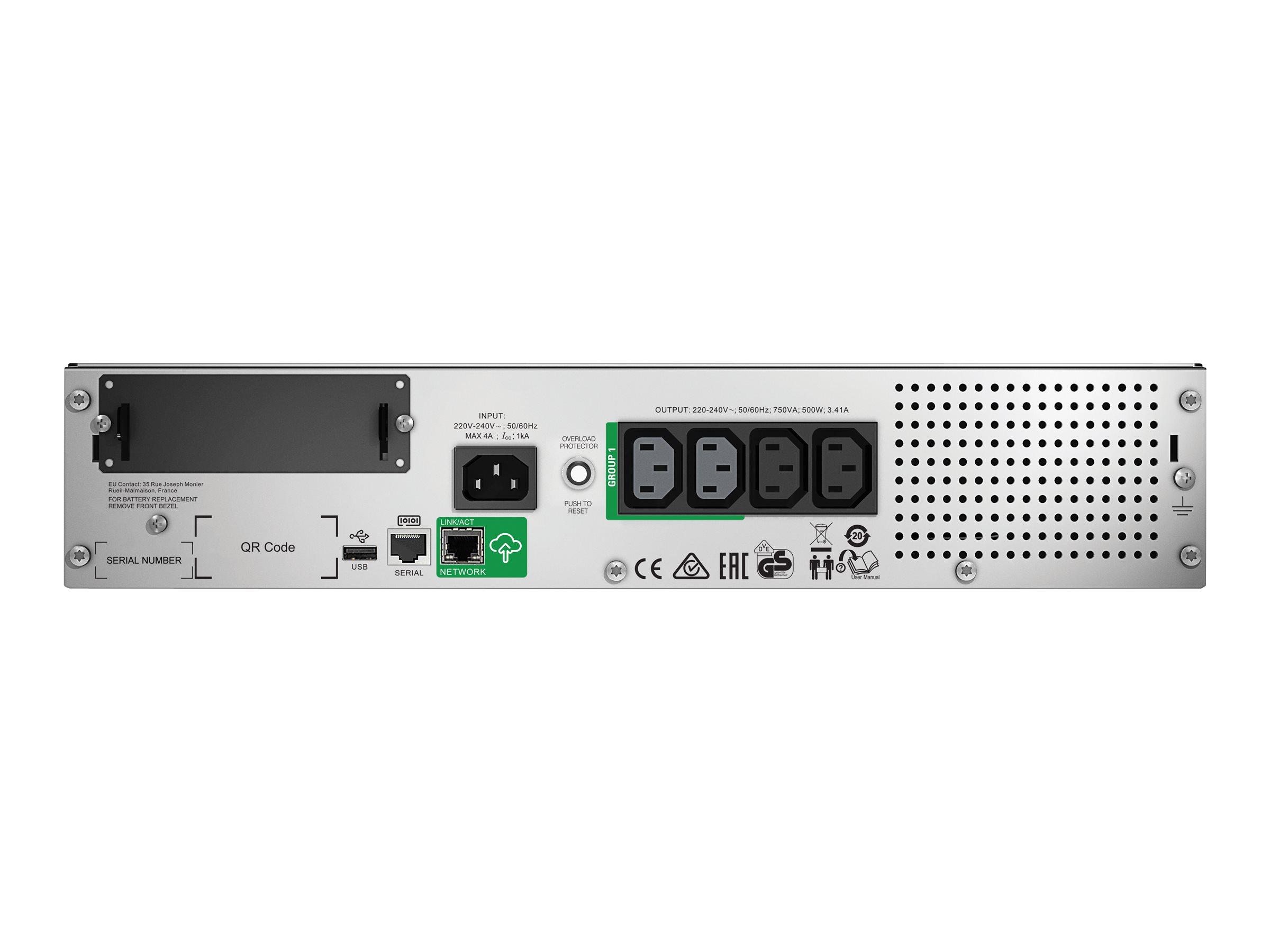 APC Smart-UPS 750VA LCD RM UPS