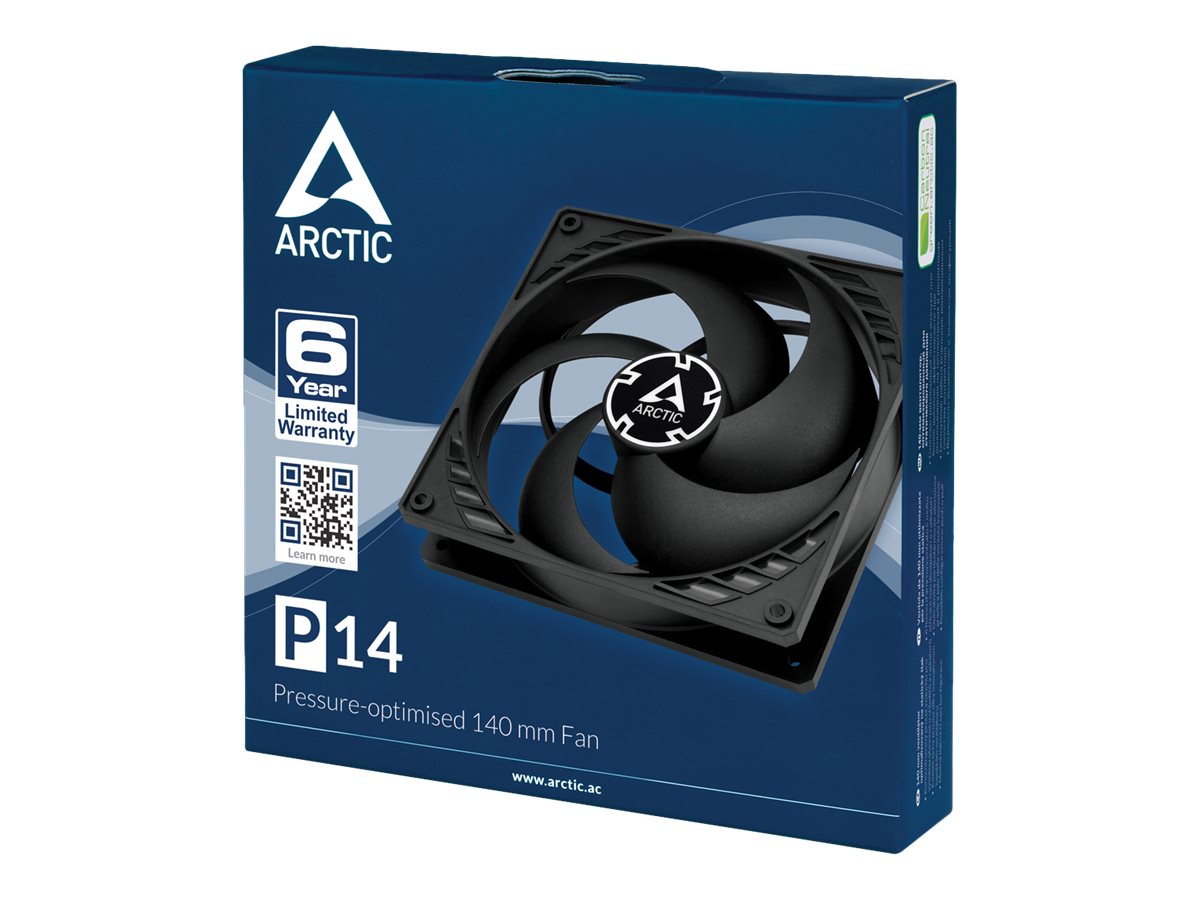 ARCTIC P14 Value Pack Fan 1-pack Sort 140 mm