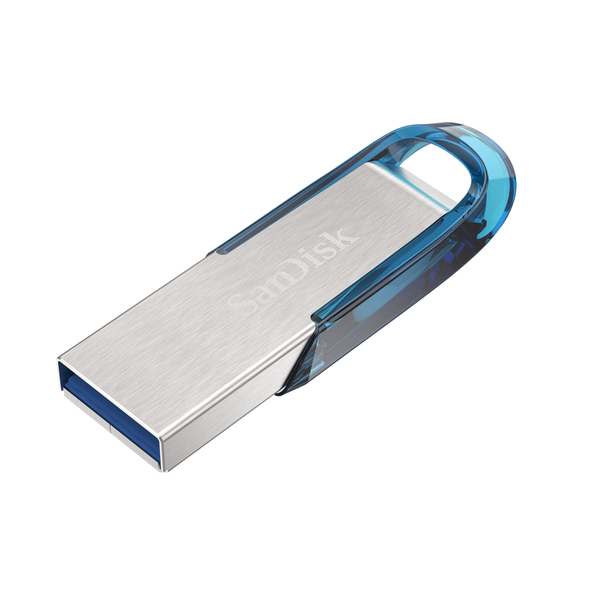 SanDisk Ultra Flair 64GB USB 3.0 USB stick Blå Sølv