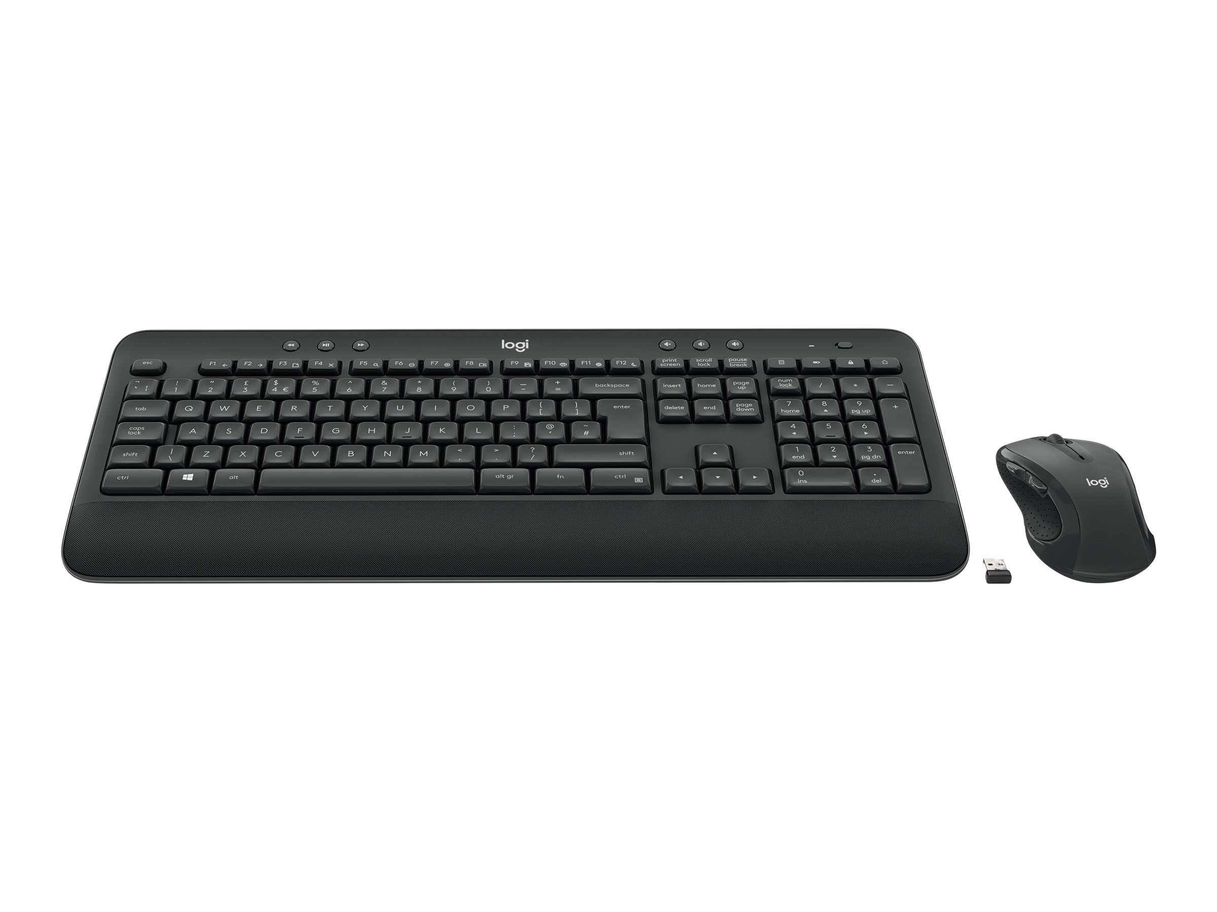 Logitech MK545 Advanced Sæt med mus og tastatur Trådløs Tysk