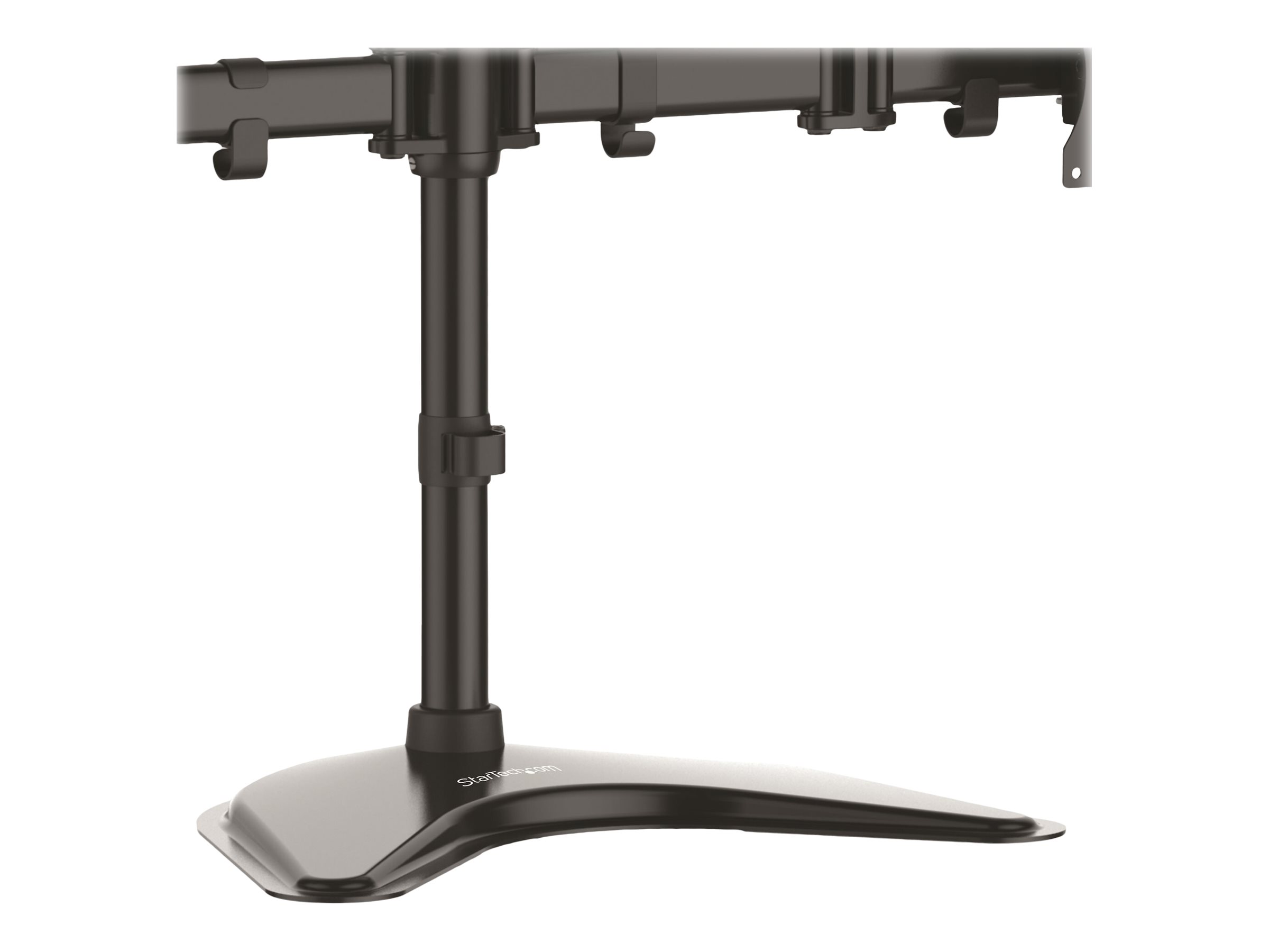 StarTech.com Quad Monitor Stand - Articulating - Supports Monitors to 27 - Adjustable VESA Four Monitor Stand for 4 Screen Setup - Steel - Black (ARMBARQUAD) Stativ 4 skærme 13-27