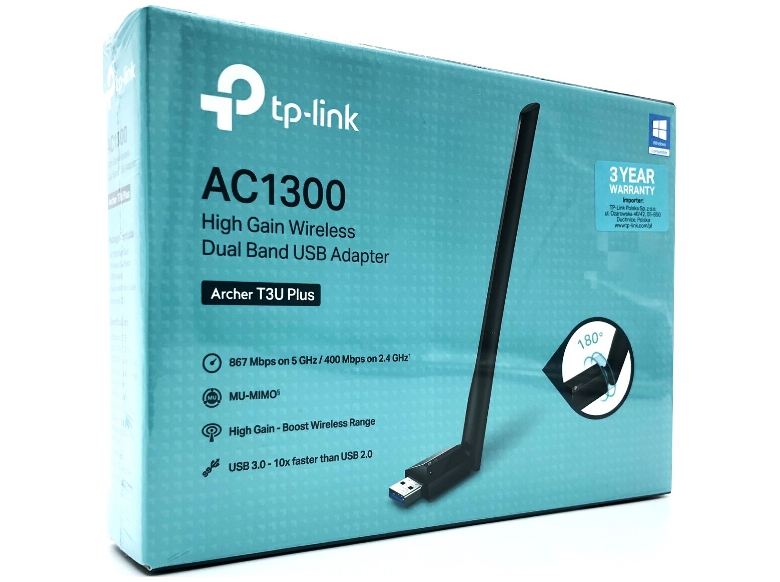 TP-Link Netværksadapter SuperSpeed USB 3.0 1.2Gbps Trådløs