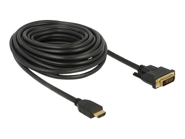 Delock Videoadapterkabel 10m Sort