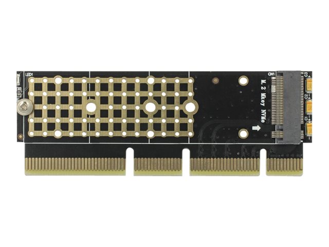DeLOCK PCI Express x16 (x4 / x8) Card to 1 x NVMe M.2 Key M for Server Lagringskontrol