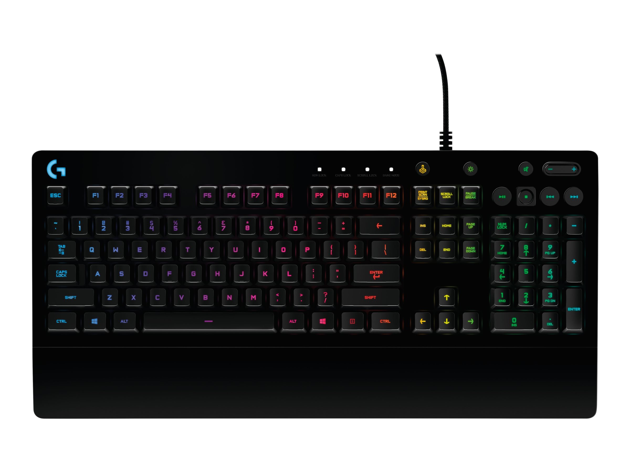 Logitech Prodigy G213 Tastatur Membran 16,8 millioner farver Kablet Schweizisk