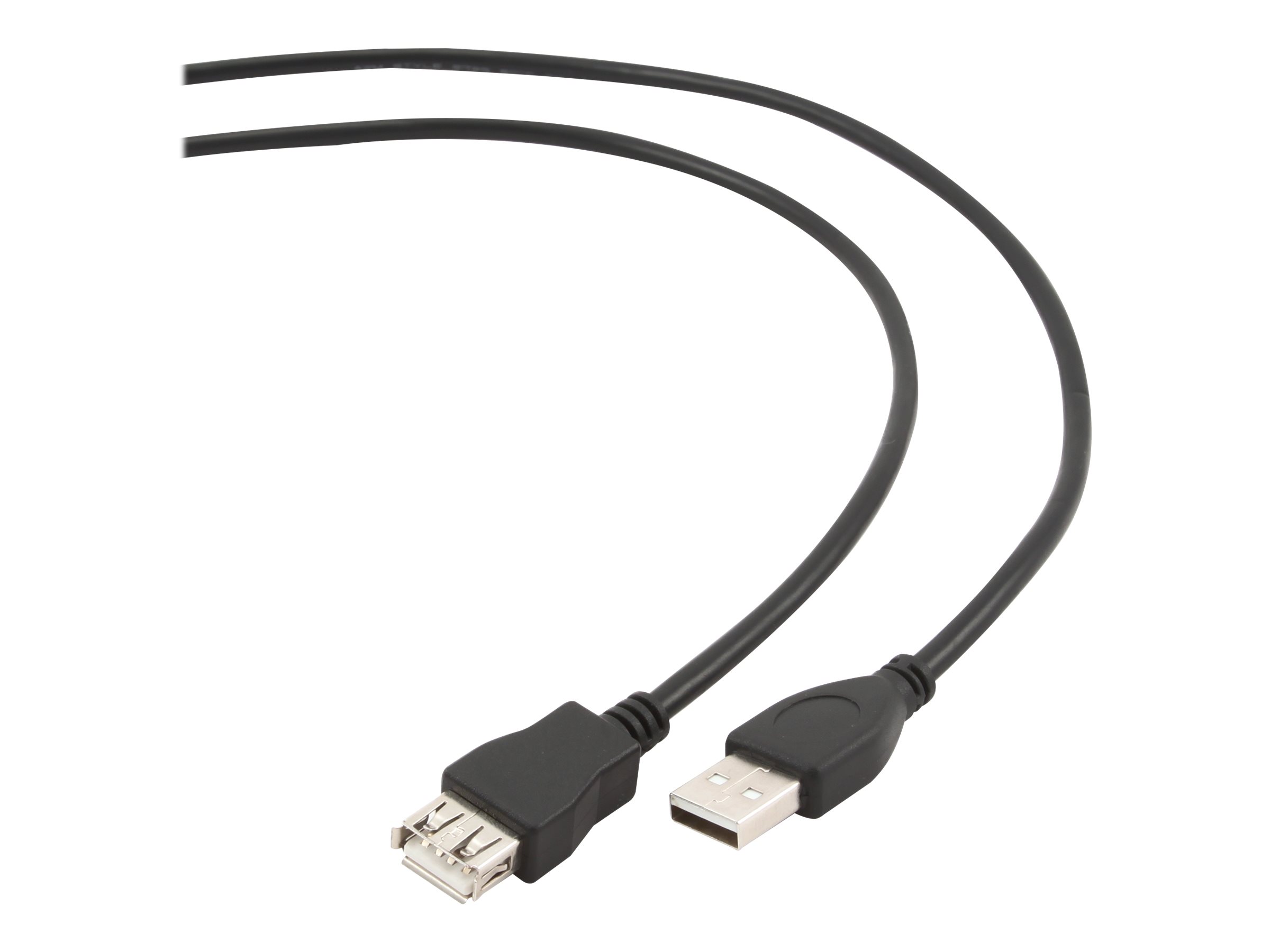 Gembird CCP-USB2-AMAF-15C USB forlængerkabel 4.5m Sort