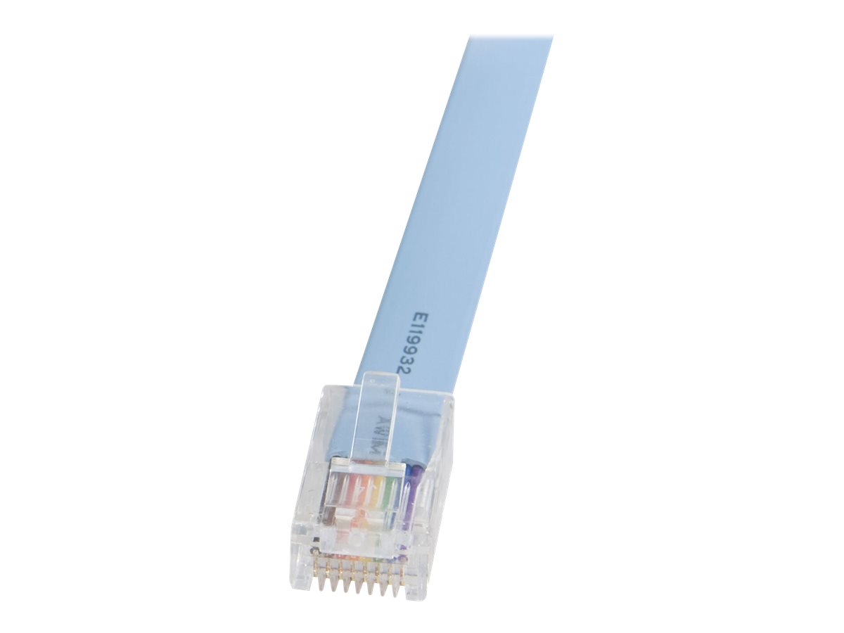 StarTech.com 6 ft RJ45 to DB9 Cisco Console Management Router Cable - M/F Serial Console Cable (DB9CONCABL6) Serielt kabel 1.8m Blå