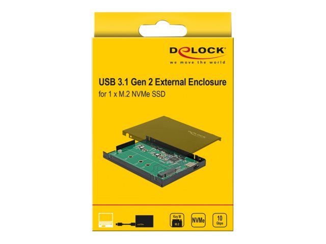 DeLOCK Ekstern Lagringspakning USB 3.1 (Gen 2) SATA