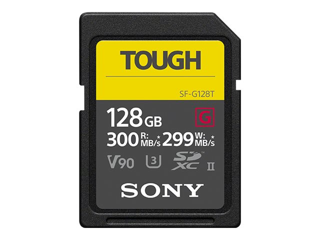 Sony SF-G series TOUGH SF-G128T SDXC UHS-II Memory Card 128GB 300MB/s